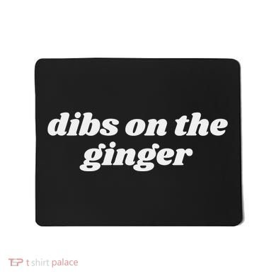 Dibs On The Ginger Baby St Patricks Day Mousepad