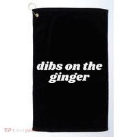 Dibs On The Ginger Baby St Patricks Day Golf Towel thumb 0