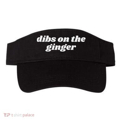Dibs On The Ginger Baby St Patricks Day Visor