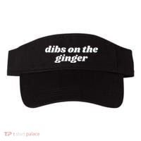 Dibs On The Ginger Baby St Patricks Day Visor thumb 0