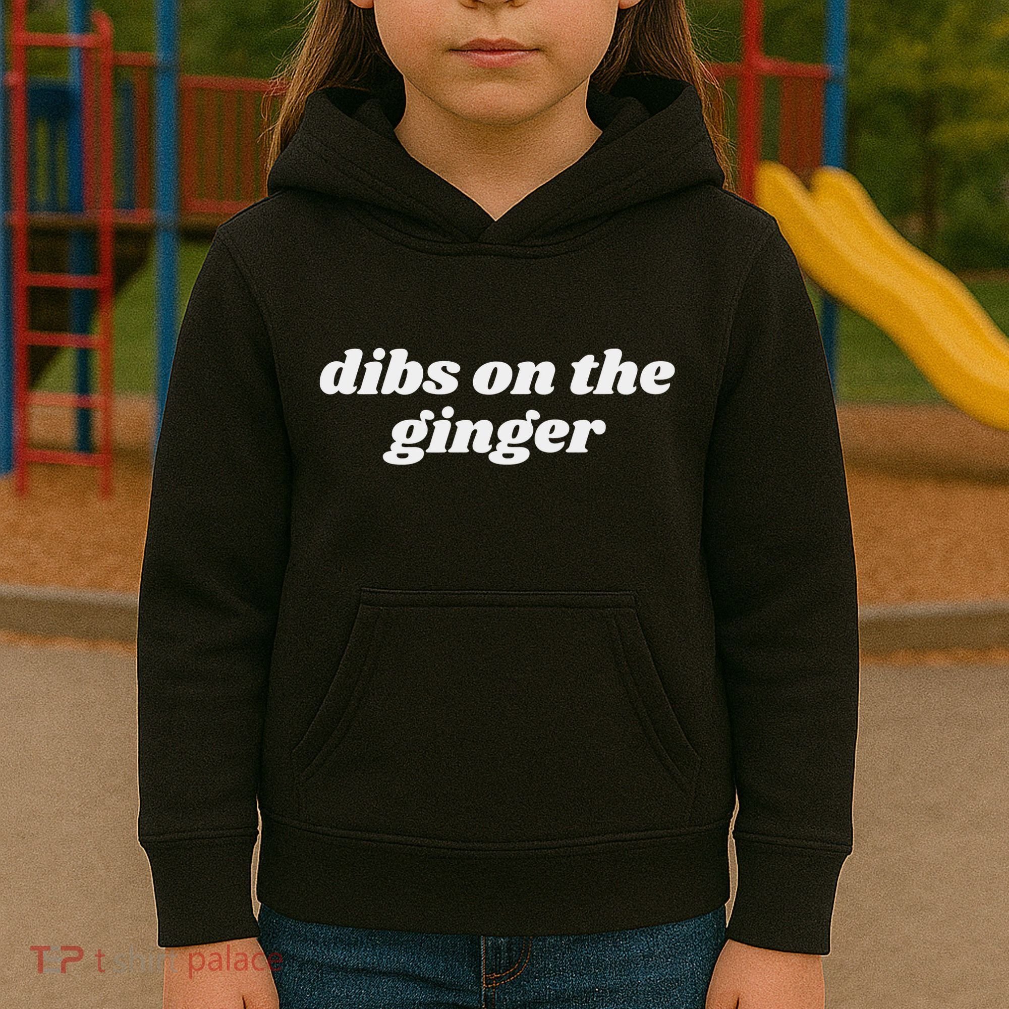 Dibs On The Ginger Baby St Patricks Day Kids Hoodie