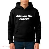 Dibs On The Ginger Baby St Patricks Day Kids Hoodie thumb 4