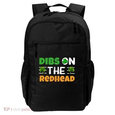 Dibs On The Redhead Ireland Irish Proud St Patrick Day Backpack