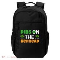 Dibs On The Redhead Ireland Irish Proud St Patrick Day Backpack thumb 0
