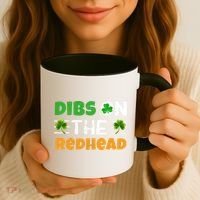 Dibs On The Redhead Ireland Irish Proud St Patrick Day Coffee Mug thumb 3