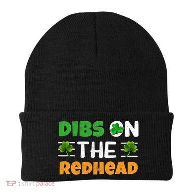 Dibs On The Redhead Ireland Irish Proud St Patrick Day Beanie