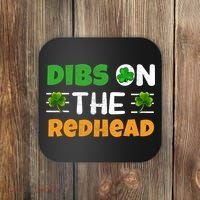 Dibs On The Redhead Ireland Irish Proud St Patrick Day Coaster thumb 0