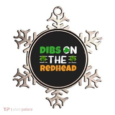 Dibs On The Redhead Ireland Irish Proud St Patrick Day Ornament