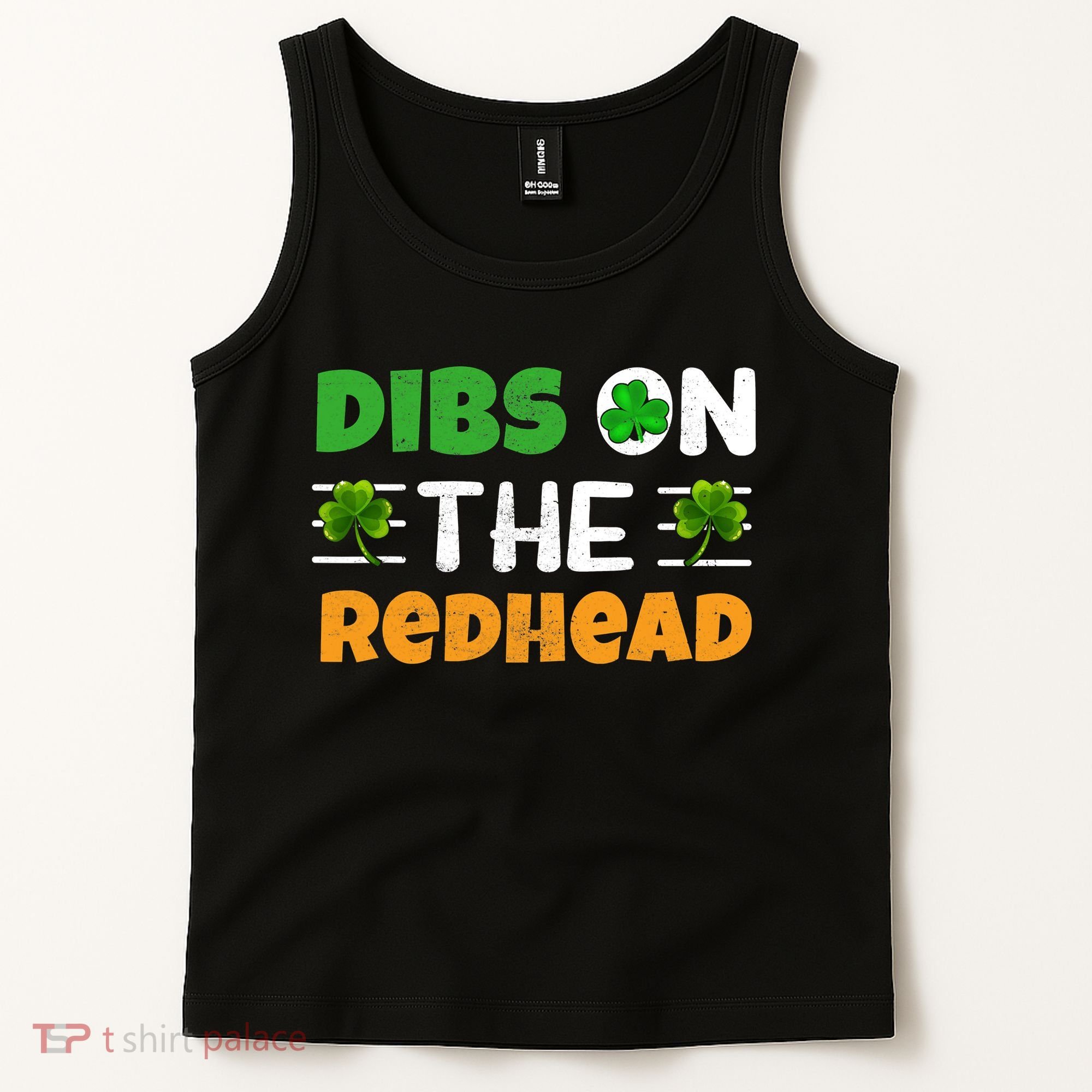 Dibs On The Redhead Ireland Irish Proud St Patrick Day Tank Top