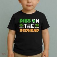 Dibs On The Redhead Ireland Irish Proud St Patrick Day Toddler T-Shirt thumb 2
