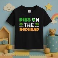 Dibs On The Redhead Ireland Irish Proud St Patrick Day Toddler T-Shirt thumb 3