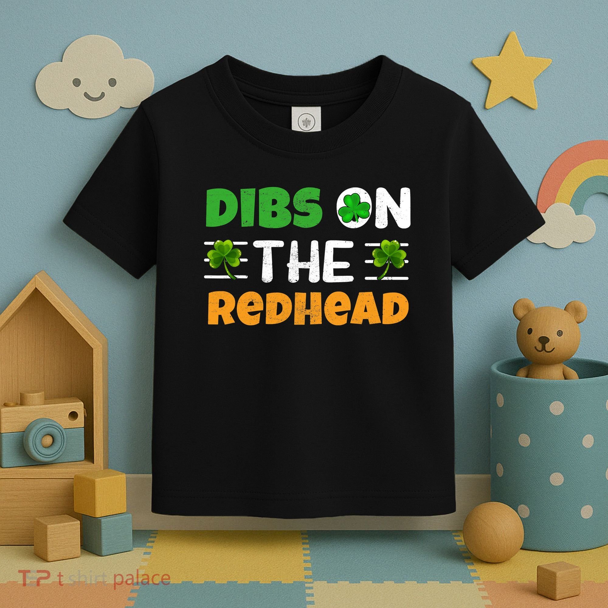 Dibs On The Redhead Ireland Irish Proud St Patrick Day Toddler T-Shirt