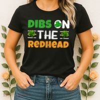 Dibs On The Redhead Ireland Irish Proud St Patrick Day Women's T-Shirt thumb 2