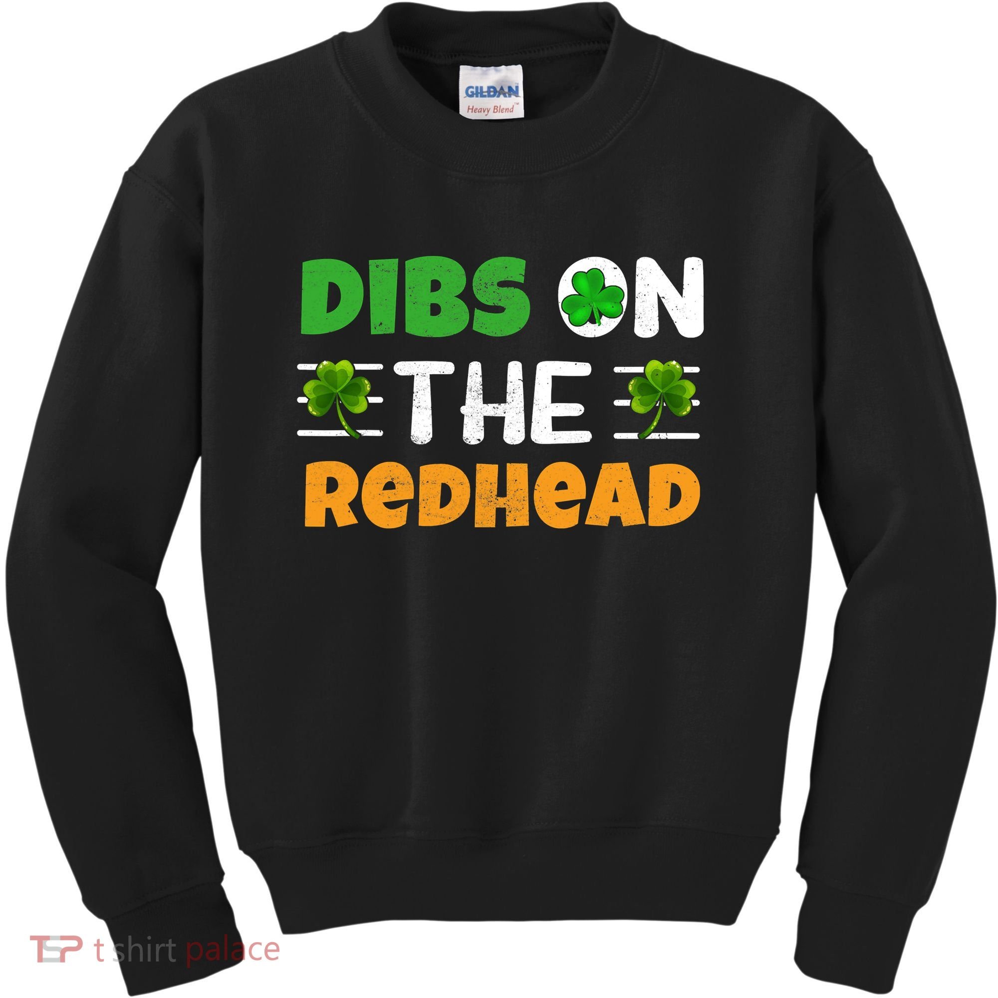 Dibs On The Redhead Ireland Irish Proud St Patrick Day Kids Sweatshirt