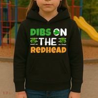 Dibs On The Redhead Ireland Irish Proud St Patrick Day Kids Hoodie thumb 3