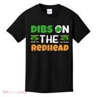 Dibs On The Redhead Ireland Irish Proud St Patrick Day Kids T-Shirt thumb 0