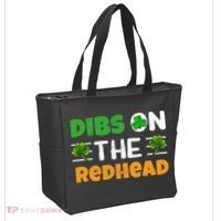 Dibs On The Redhead Ireland Irish Proud St Patrick Day Tote Bag thumb 2
