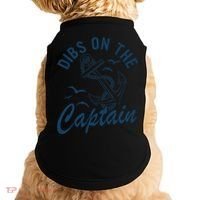 Dibs On The Captain Funny Boating Captain Gift Doggie Tank thumb 0