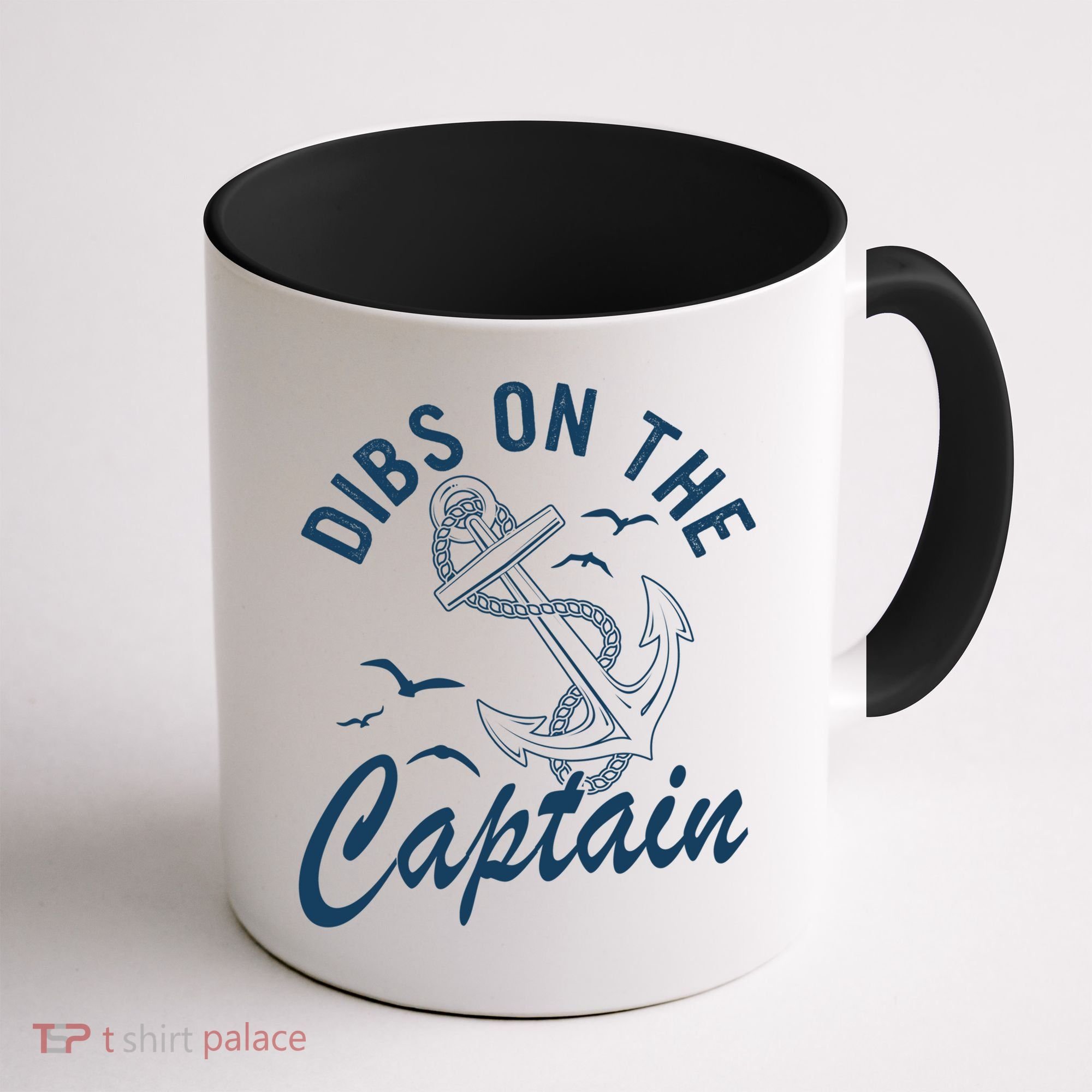 Dibs On The Captain Funny Boating Captain Gift Coffee Mug