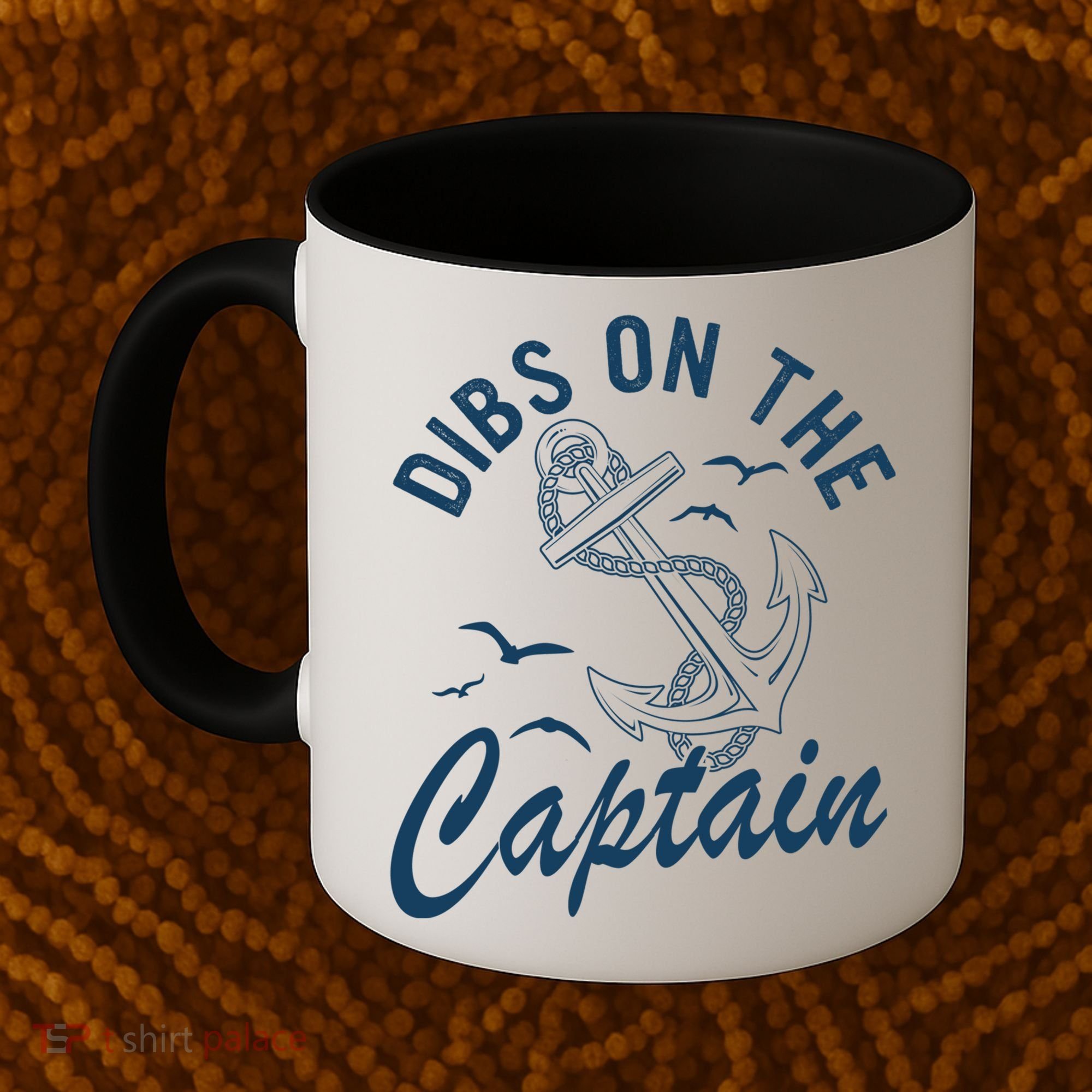 Dibs On The Captain Funny Boating Captain Gift Coffee Mug