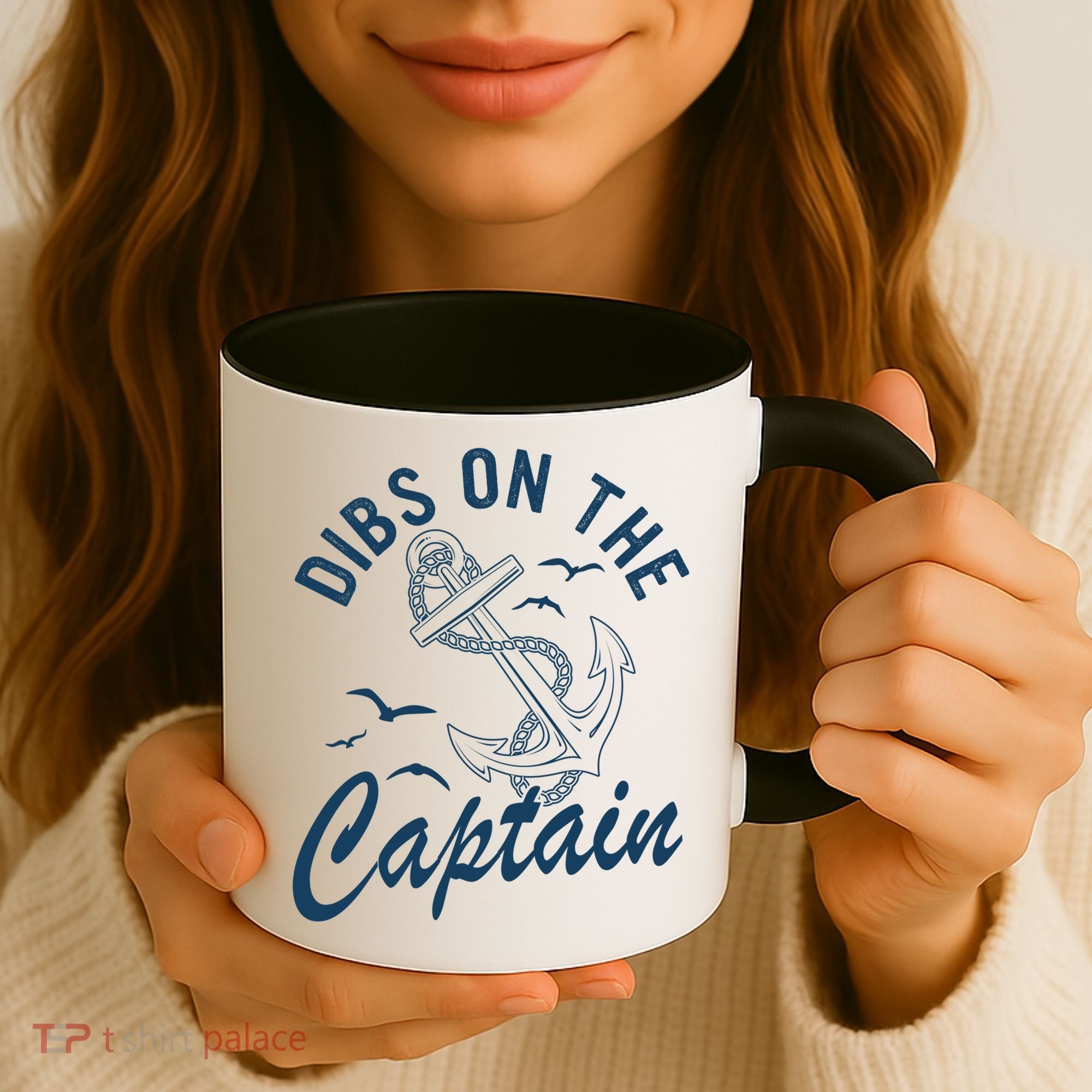 Dibs On The Captain Funny Boating Captain Gift Coffee Mug
