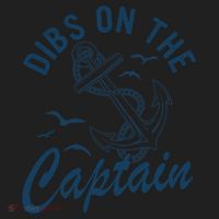 Dibs On The Captain Funny Boating Captain Gift Beanie thumb 2