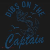 Dibs On The Captain Funny Boating Captain Gift Pajama Set thumb 2