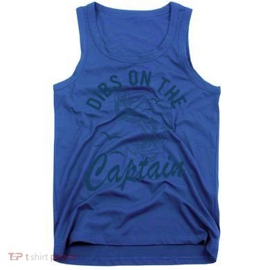 Dibs On The Captain Funny Boating Captain Gift Tank Top