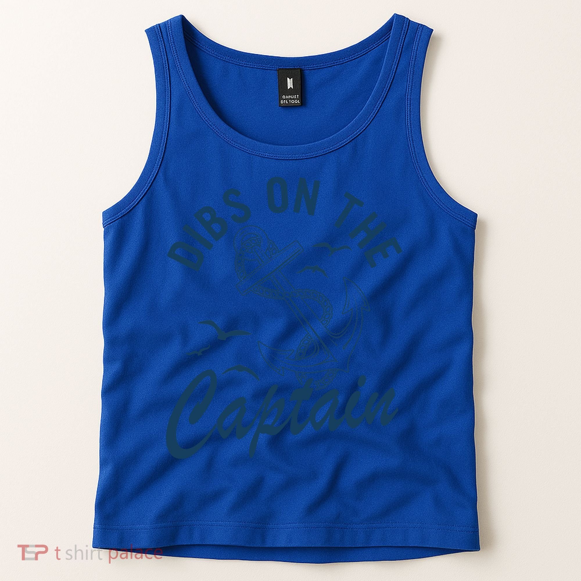 Dibs On The Captain Funny Boating Captain Gift Tank Top
