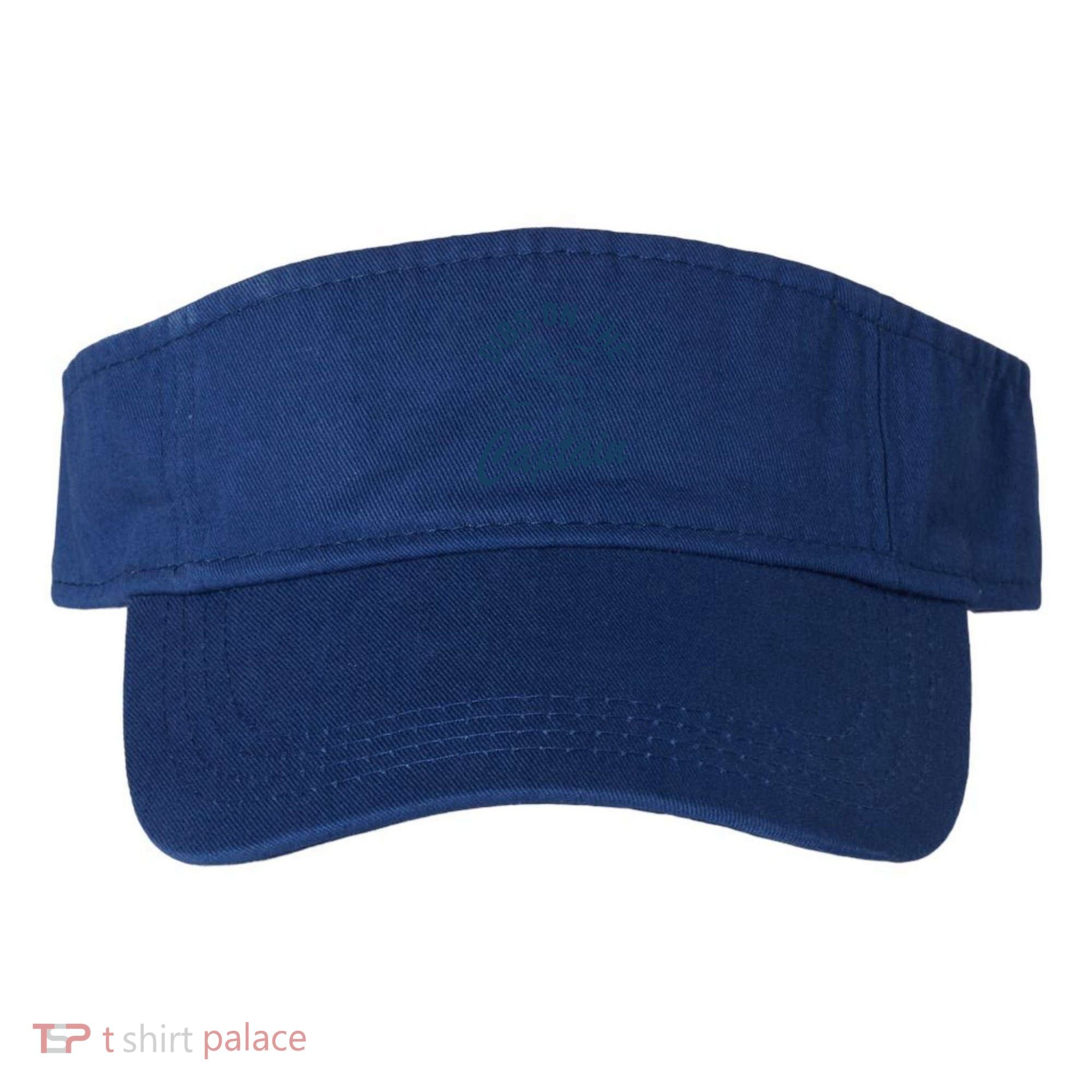 Dibs On The Captain Funny Boating Captain Gift Visor