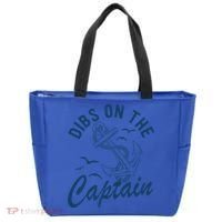 Dibs On The Captain Funny Boating Captain Gift Tote Bag thumb 0