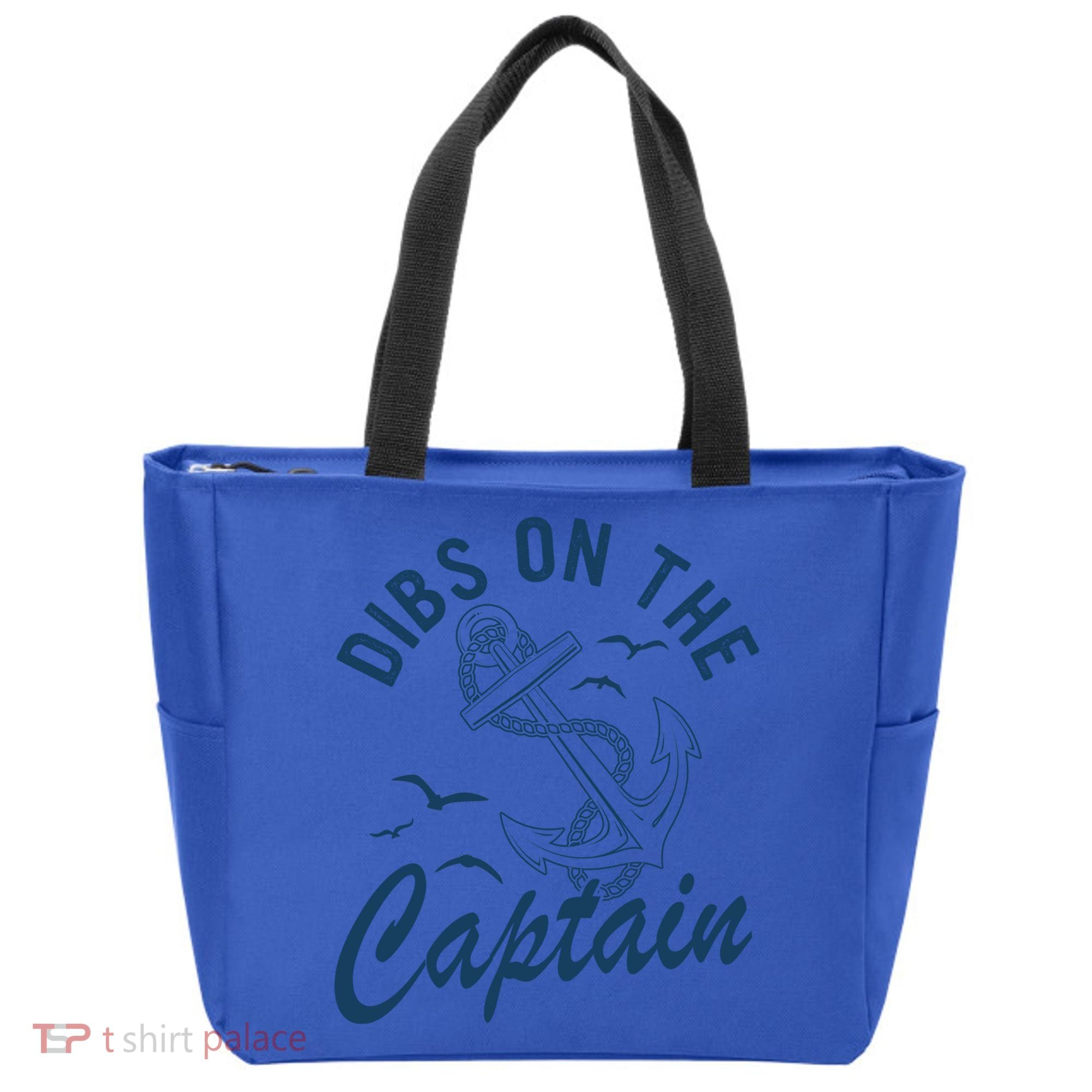 Dibs On The Captain Funny Boating Captain Gift Tote Bag