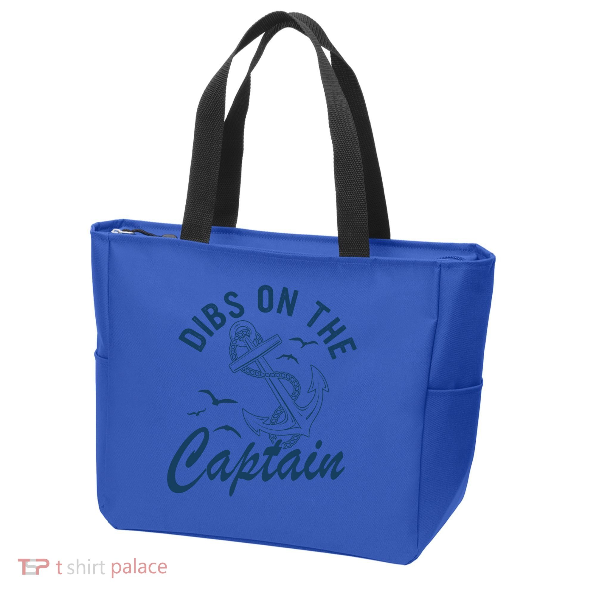 Dibs On The Captain Funny Boating Captain Gift Tote Bag