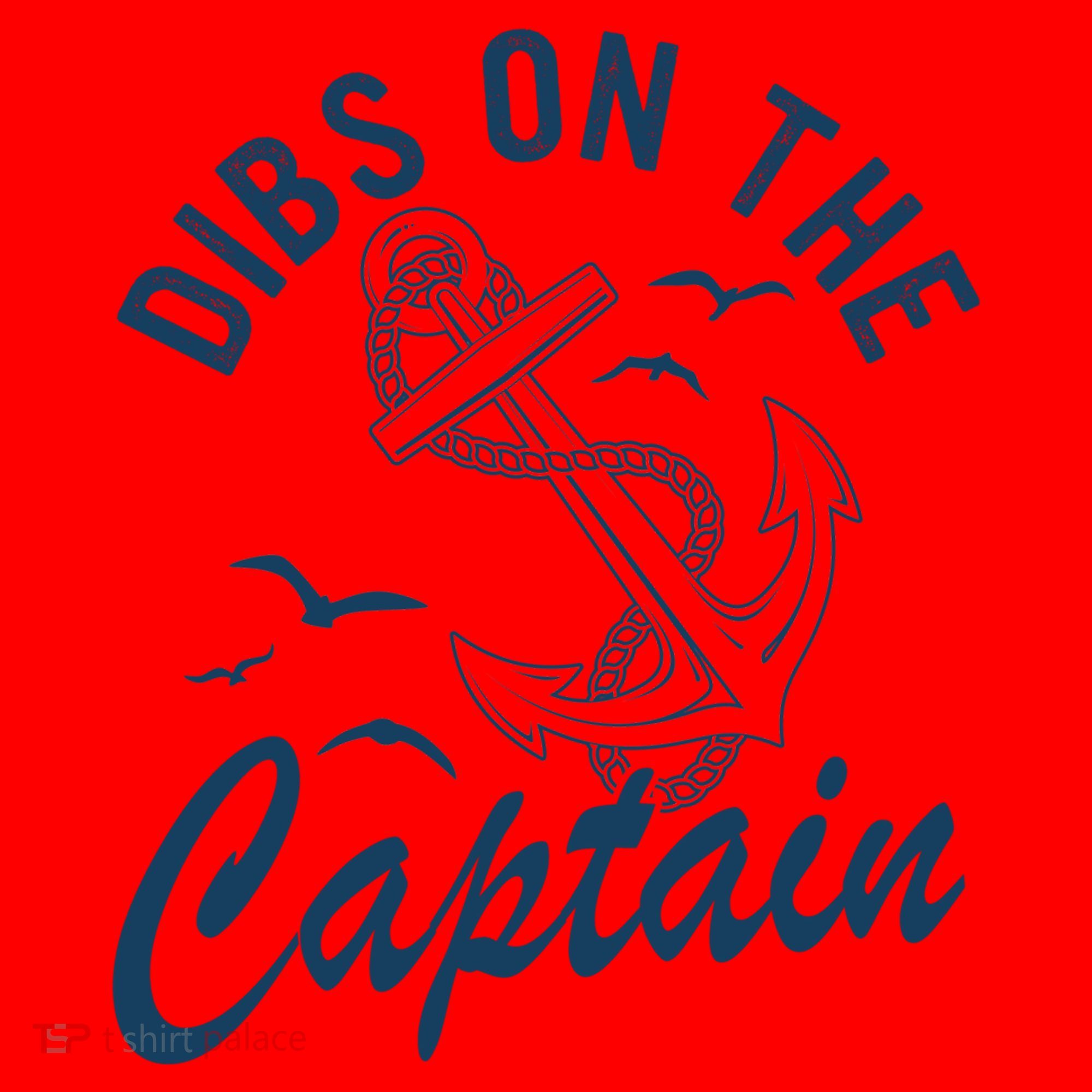 Dibs On The Captain Funny Boating Captain Gift Santa Hat