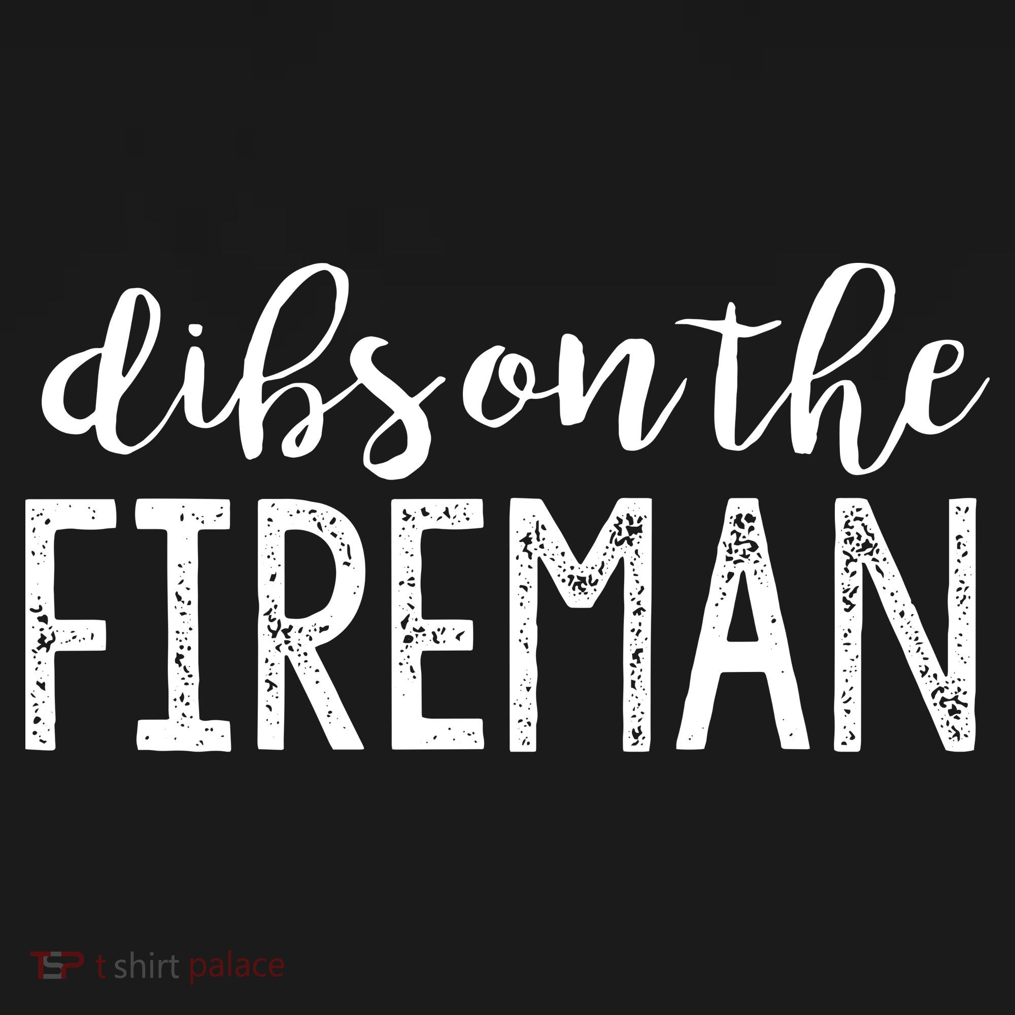 Dibs On The Fireman Funny Wife Girlfriend Firefighter Gift Coaster