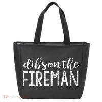Dibs On The Fireman Funny Wife Girlfriend Firefighter Gift Tote Bag thumb 0