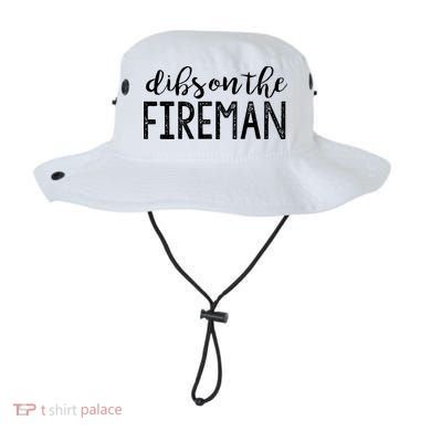 Dibs On The Fireman Funny Wife Girlfriend Firefighter Gift Bucket Hat