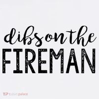 Dibs On The Fireman Funny Wife Girlfriend Firefighter Gift Mousepad thumb 1