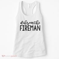 Dibs On The Fireman Funny Wife Girlfriend Firefighter Gift Women's Tank Top thumb 0