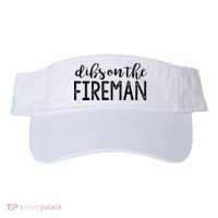 Dibs On The Fireman Funny Wife Girlfriend Firefighter Gift Visor thumb 0