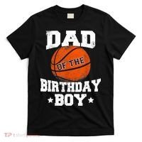 Dad Of The Birthday Boy Basketball Father Daddy Funny T-Shirt thumb 0