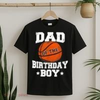 Dad Of The Birthday Boy Basketball Father Daddy Funny T-Shirt thumb 2