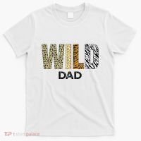 Dad Of The Wild One Zoo Birthday Safari Jungle Animal T-Shirt thumb 0