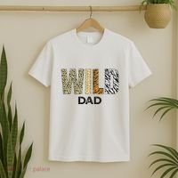 Dad Of The Wild One Zoo Birthday Safari Jungle Animal T-Shirt thumb 2