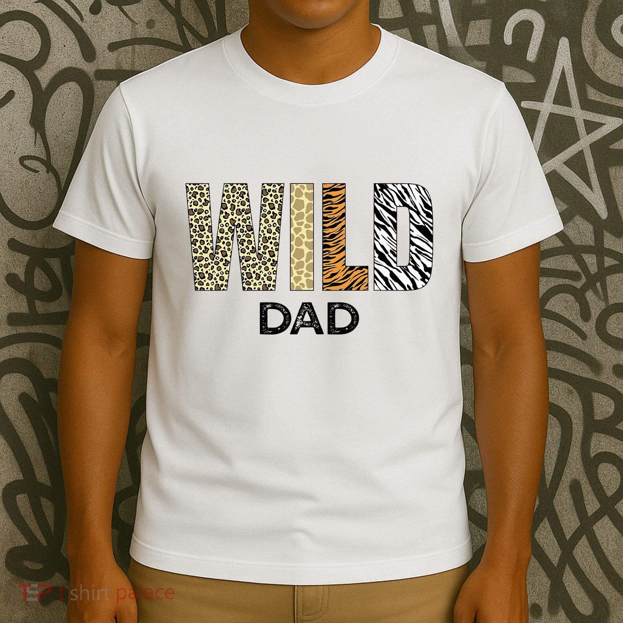 Dad Of The Wild One Zoo Birthday Safari Jungle Animal T-Shirt