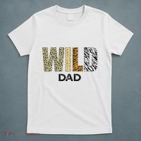 Dad Of The Wild One Zoo Birthday Safari Jungle Animal T-Shirt thumb 5