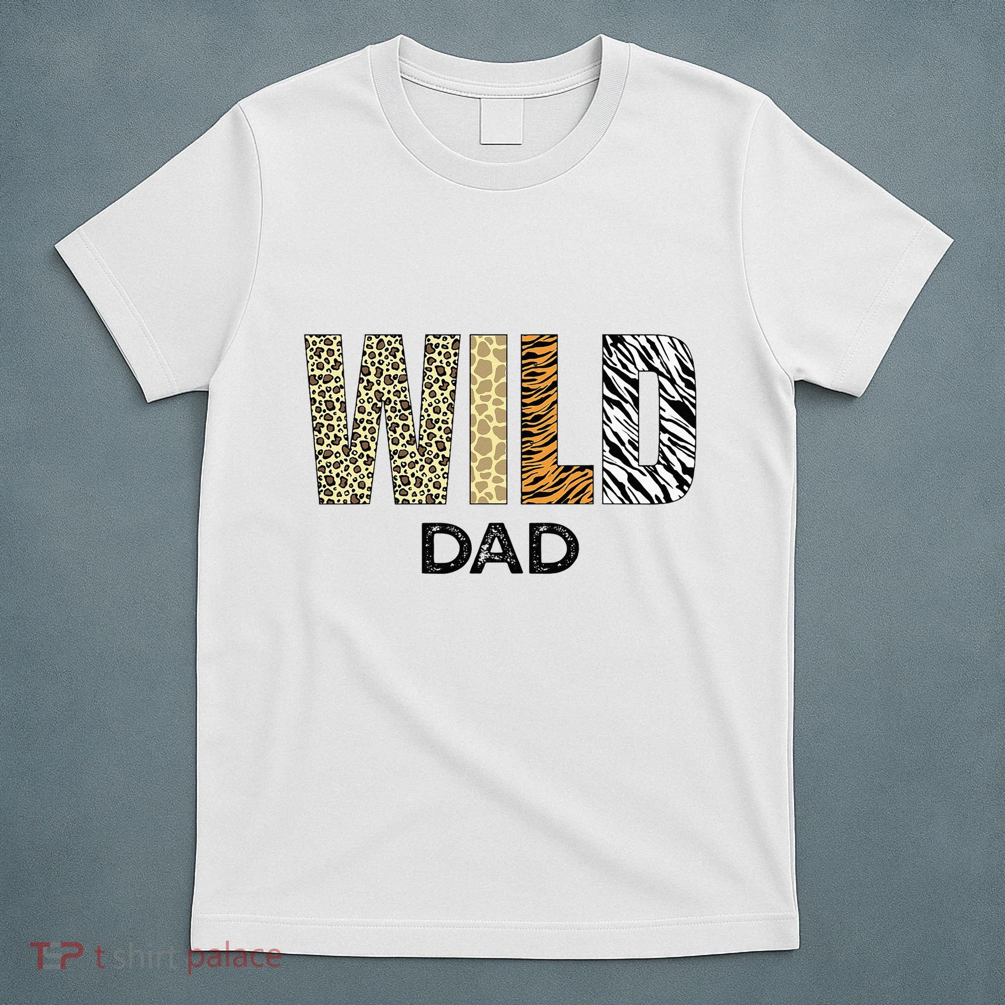 Dad Of The Wild One Zoo Birthday Safari Jungle Animal T-Shirt