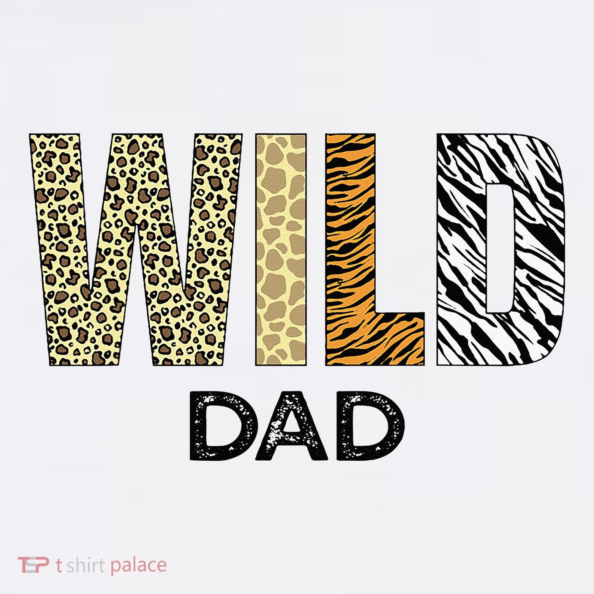 Dad Of The Wild One Zoo Birthday Safari Jungle Animal T-Shirt