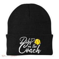 Dibs On The Coach Funny Coach's Wife Softball Gift Beanie thumb 0