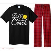 Dibs On The Coach Funny Coach's Wife Softball Gift Pajama Set thumb 0